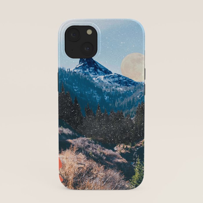 1960's Style Mountain Collage iPhone Case