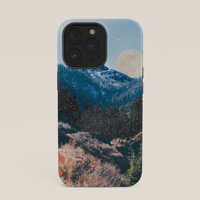 1960's Style Mountain Collage iPhone Case