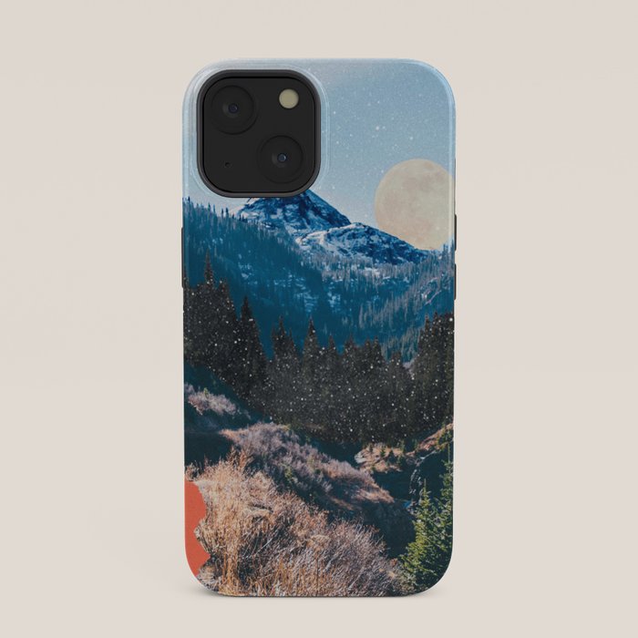1960's Style Mountain Collage iPhone Case