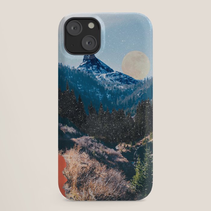 1960's Style Mountain Collage iPhone Case