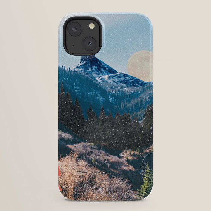 1960's Style Mountain Collage iPhone Case