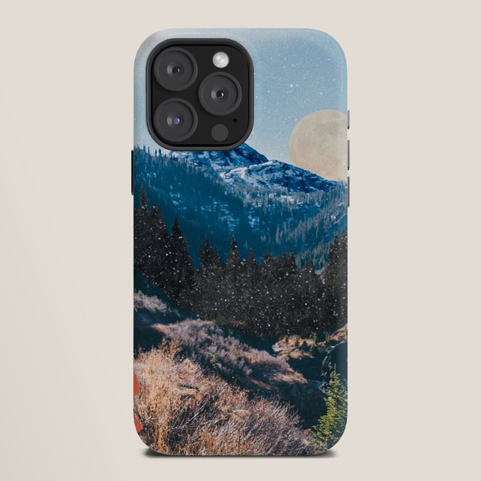 1960's Style Mountain Collage iPhone Case