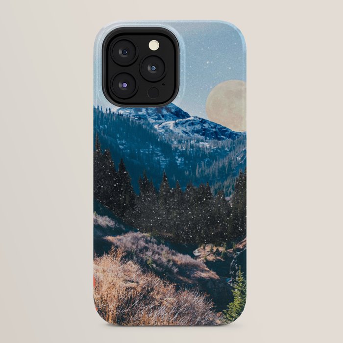 1960's Style Mountain Collage iPhone Case