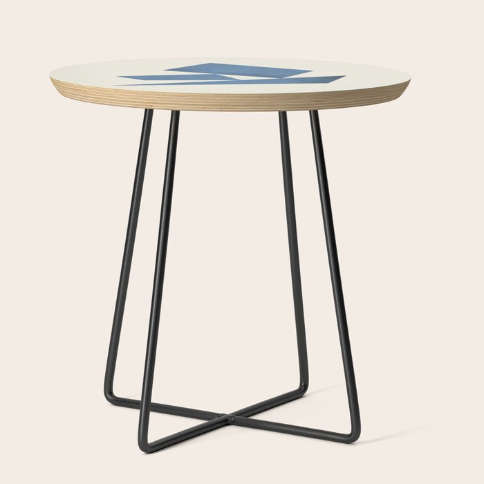3 Forms Composition - Blue Side Table