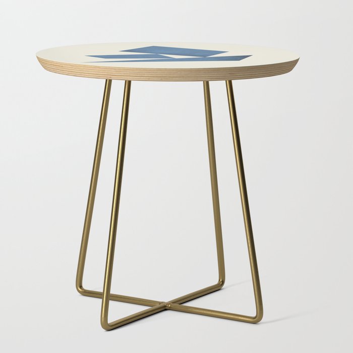 3 Forms Composition - Blue Side Table