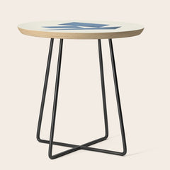 3 Forms Composition - Blue Side Table