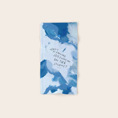 "Here's To Finding Joy, Every Day On The Journey" Bath Towel