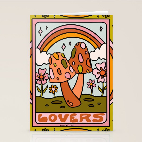 6. The Lovers Mushroom Stationery Card