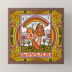 6. The Lovers Mushroom Mini Art Print