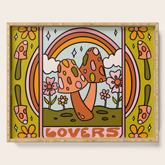 6. The Lovers Mushroom Serving Tray