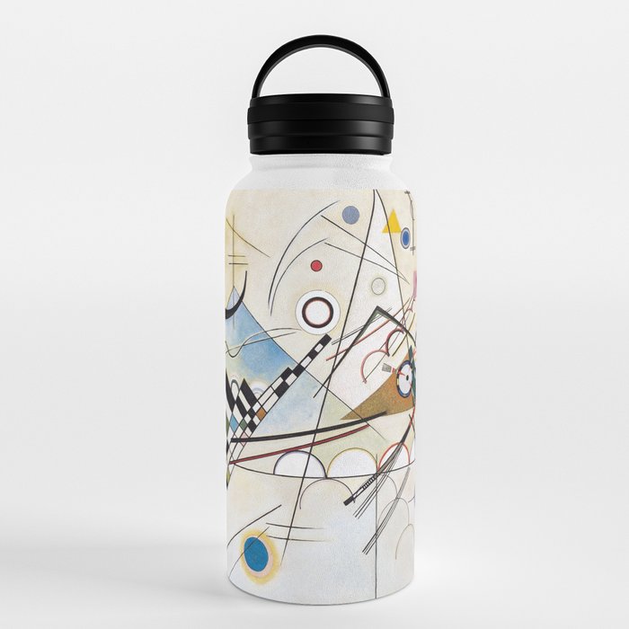 "Composition 8" by Wassily Kandinsky, 1920s Water Bottle