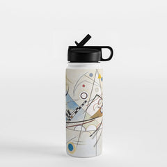 "Composition 8" by Wassily Kandinsky, 1920s Water Bottle