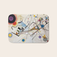 "Composition 8" by Wassily Kandinsky, 1920s Bath Mat