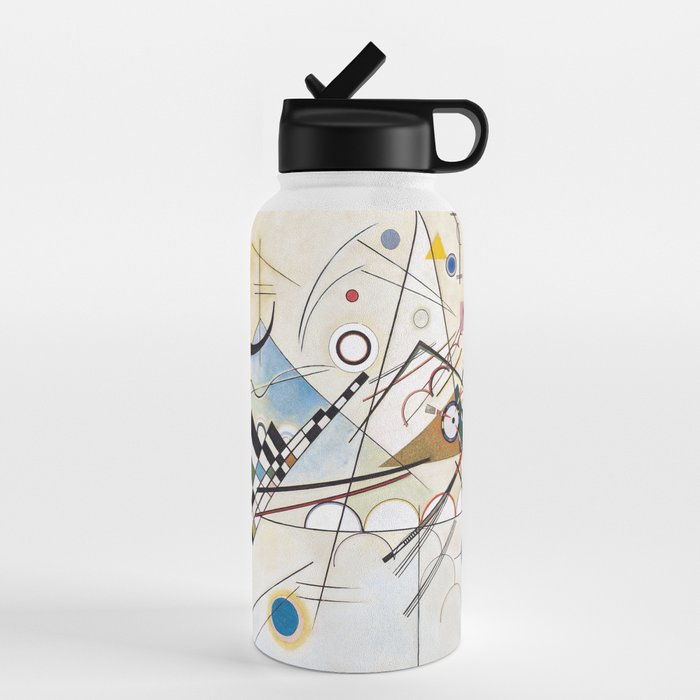 "Composition 8" by Wassily Kandinsky, 1920s Water Bottle