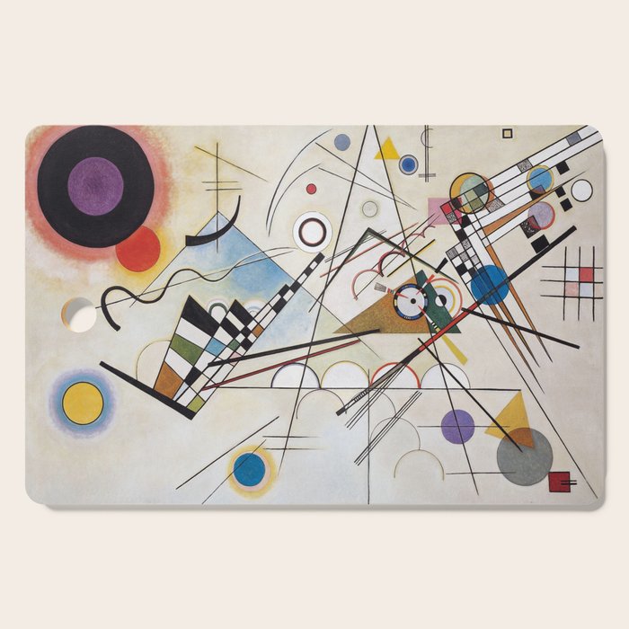 "Composition 8" by Wassily Kandinsky, 1920s Cutting Board