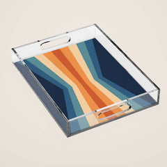 70's Retro Reflection Acrylic Tray