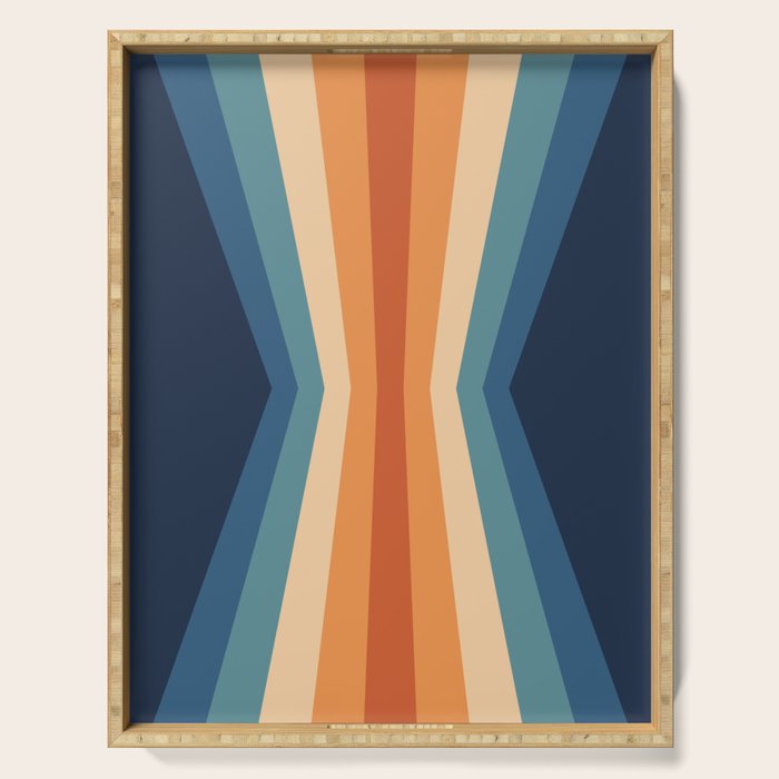 70's Retro Reflection Serving Tray