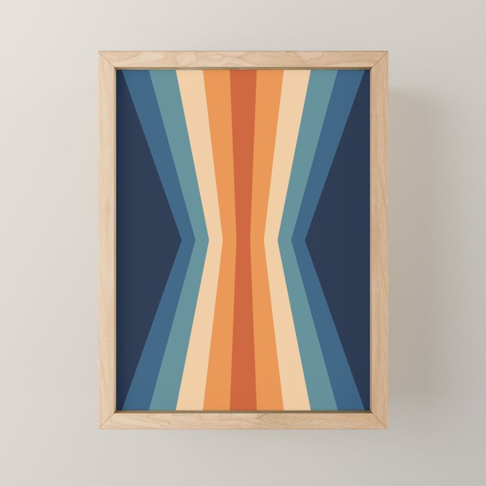 70's Retro Reflection Mini Art Print