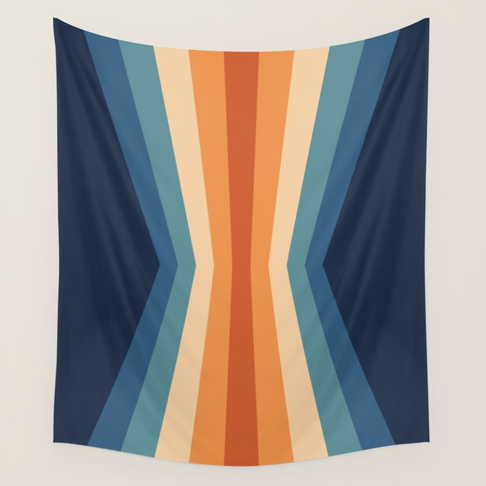 70's Retro Reflection Wall Tapestry