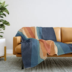 70's Retro Reflection Throw Blanket