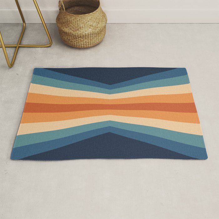 70's Retro Reflection Rug