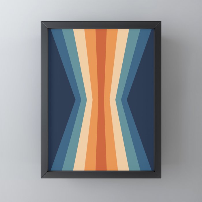 70's Retro Reflection Mini Art Print