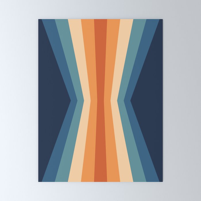70's Retro Reflection Mini Art Print