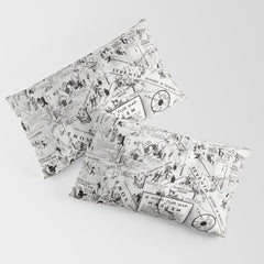 1932 Night-Club Map of Harlem, NY Centerfold from Manhattan Weekly by Elmer Simms Campbell Pillow Sham