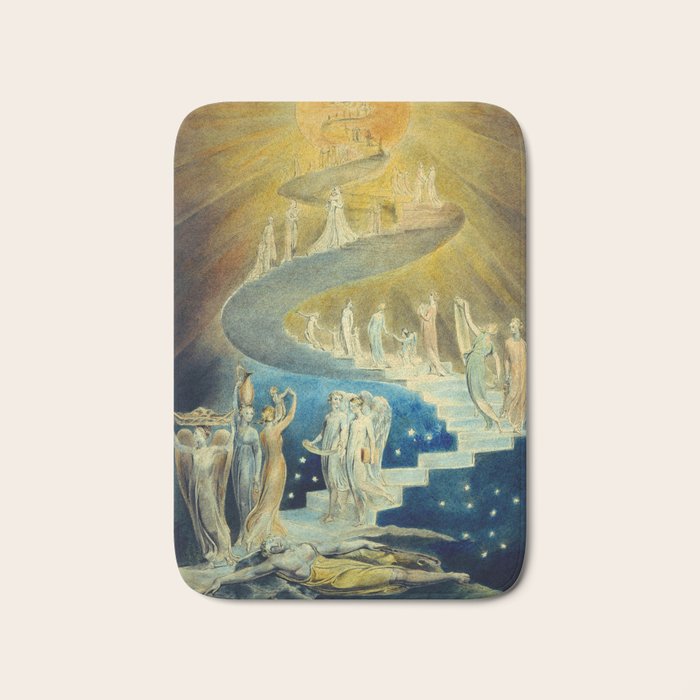 "Jacob's Dream" by William Blake (1805) Bath Mat