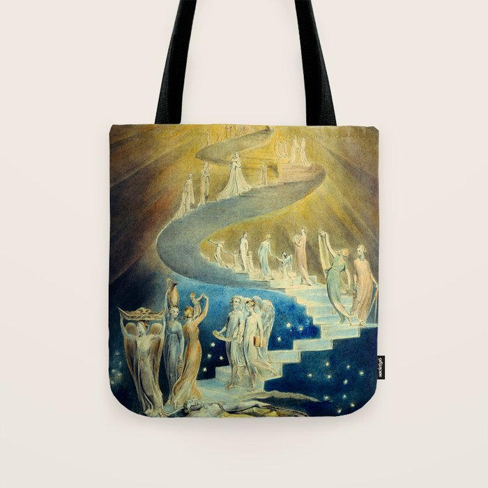 "Jacob's Dream" by William Blake (1805) Tote Bag