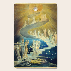 "Jacob's Dream" by William Blake (1805) Cutting Board
