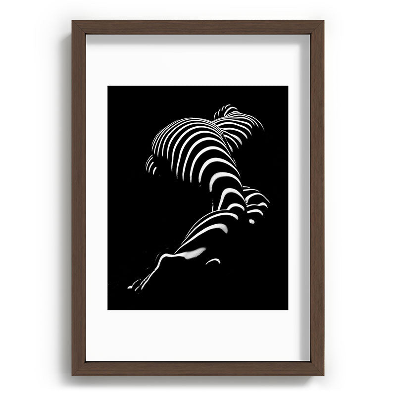 0774-AR BBW Sensual Legs Hips and Ass of a Large Woman Big Beautiful Art Nude Black and White Framed Art Print