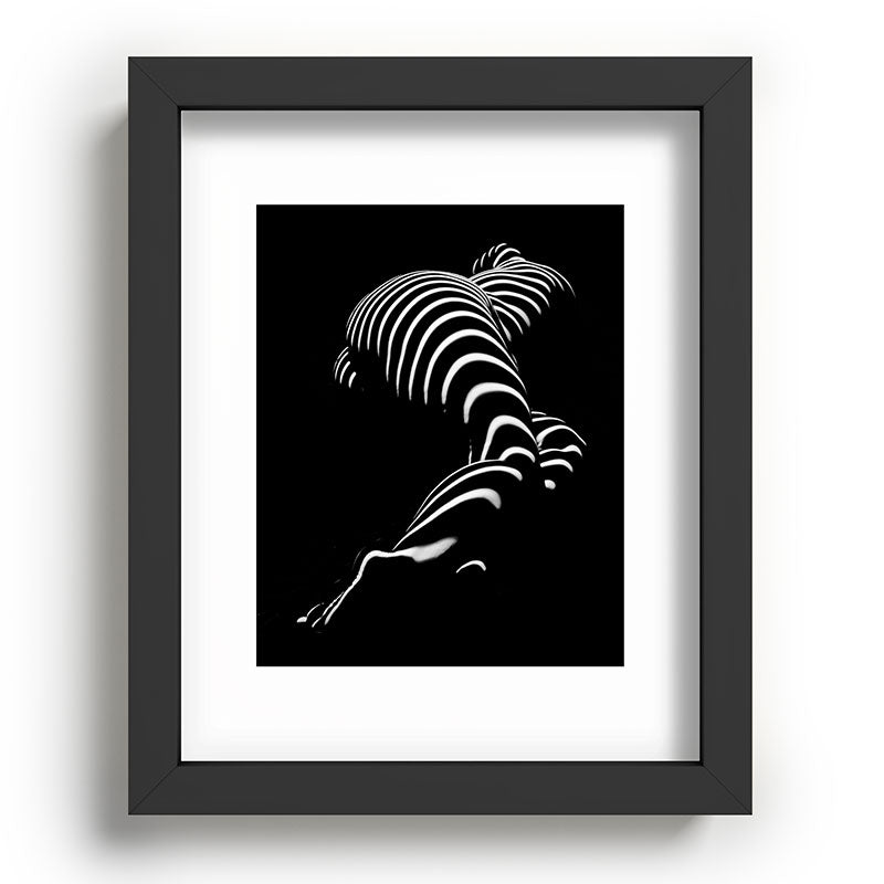 0774-AR BBW Sensual Legs Hips and Ass of a Large Woman Big Beautiful Art Nude Black and White Framed Art Print