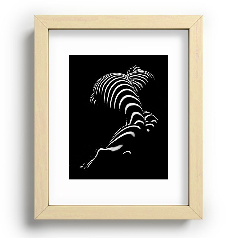 0774-AR BBW Sensual Legs Hips and Ass of a Large Woman Big Beautiful Art Nude Black and White Framed Art Print