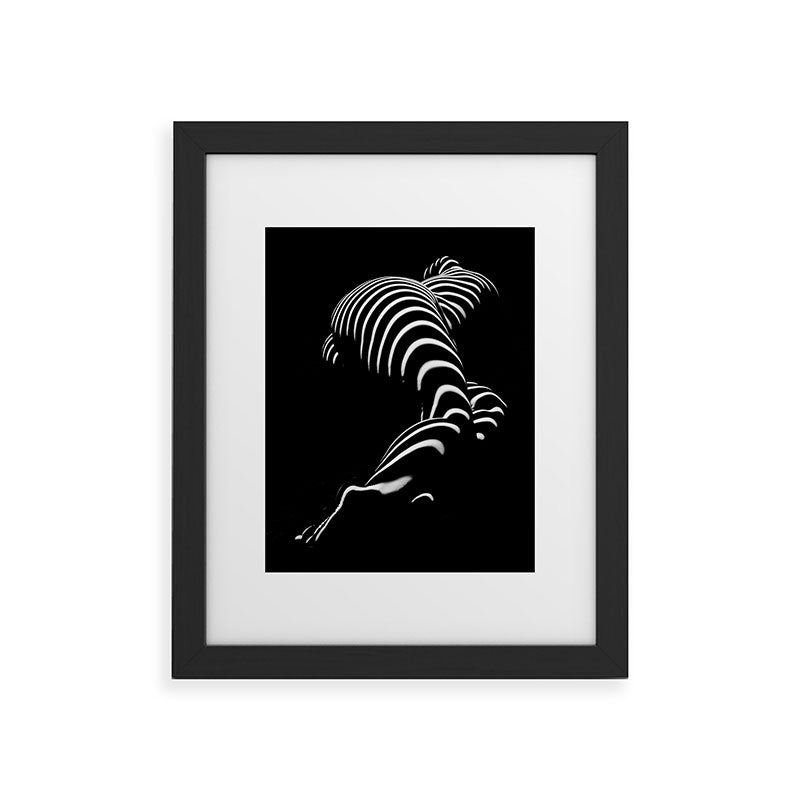 0774-AR BBW Sensual Legs Hips and Ass of a Large Woman Big Beautiful Art Nude Black and White Framed Art Print