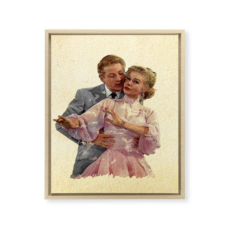 ...While You're Dancing  Framed Canvas Print