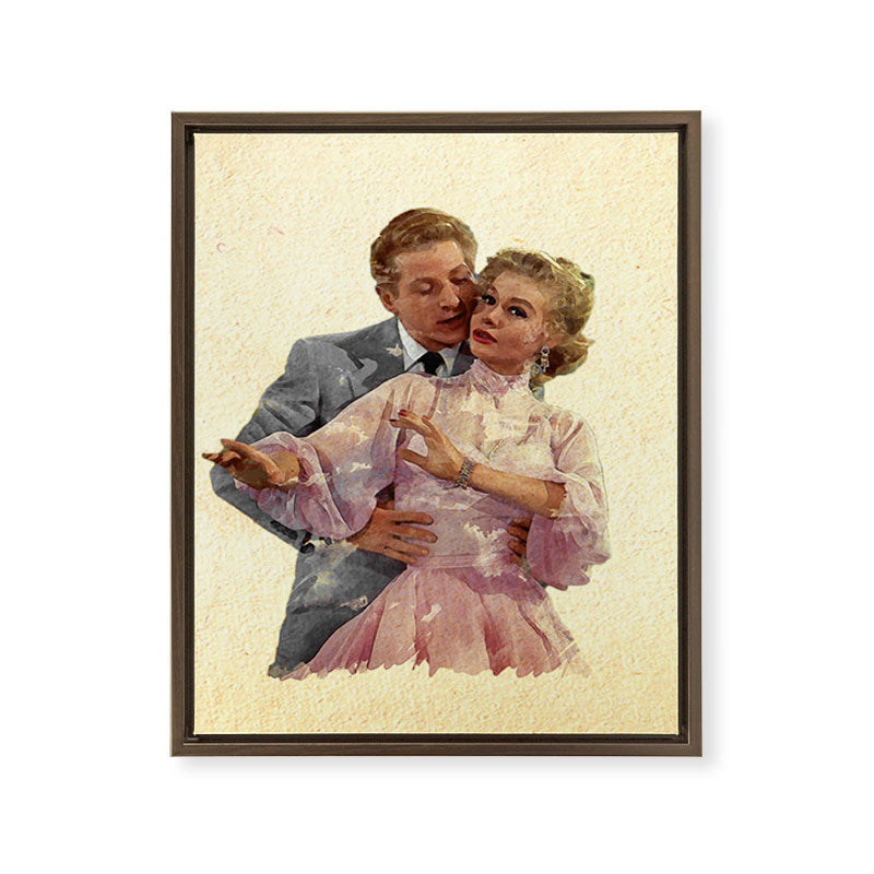 ...While You're Dancing  Framed Canvas Print