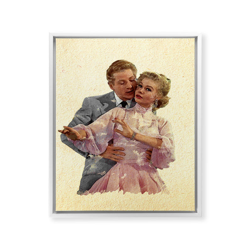 ...While You're Dancing  Framed Canvas Print