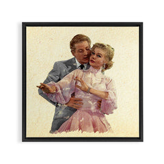 ...While You're Dancing  Framed Canvas Print