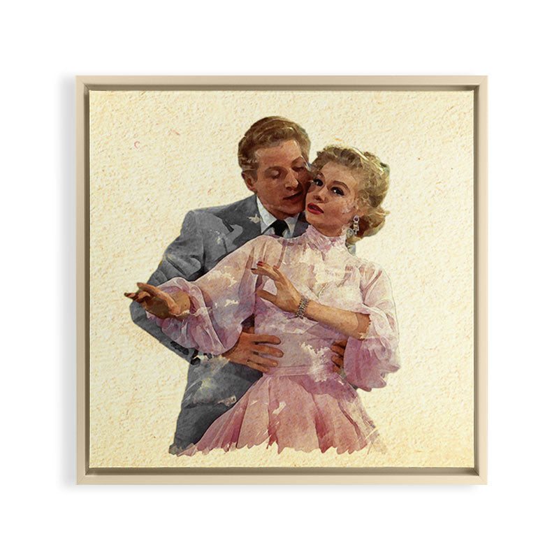 ...While You're Dancing  Framed Canvas Print