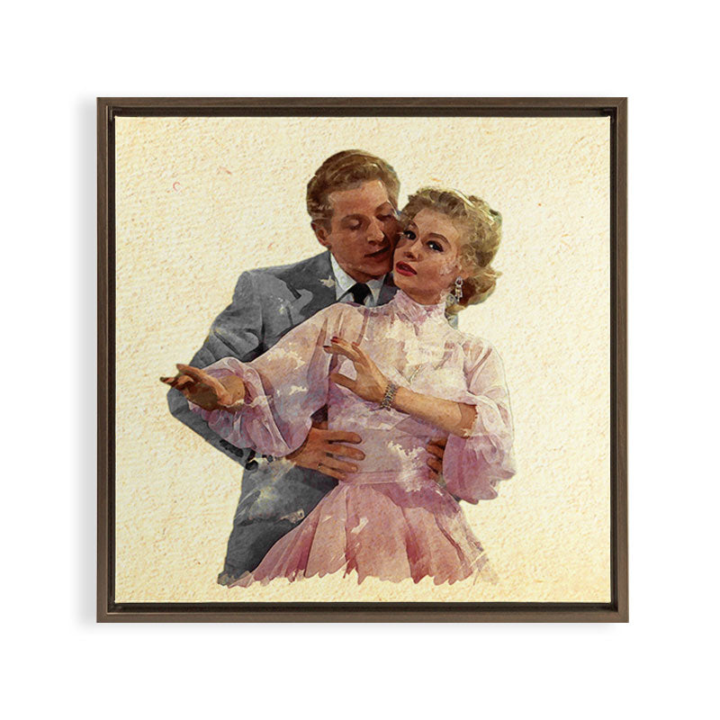 ...While You're Dancing  Framed Canvas Print