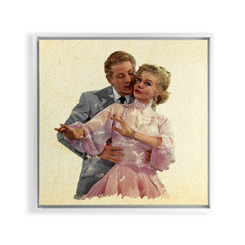 ...While You're Dancing  Framed Canvas Print