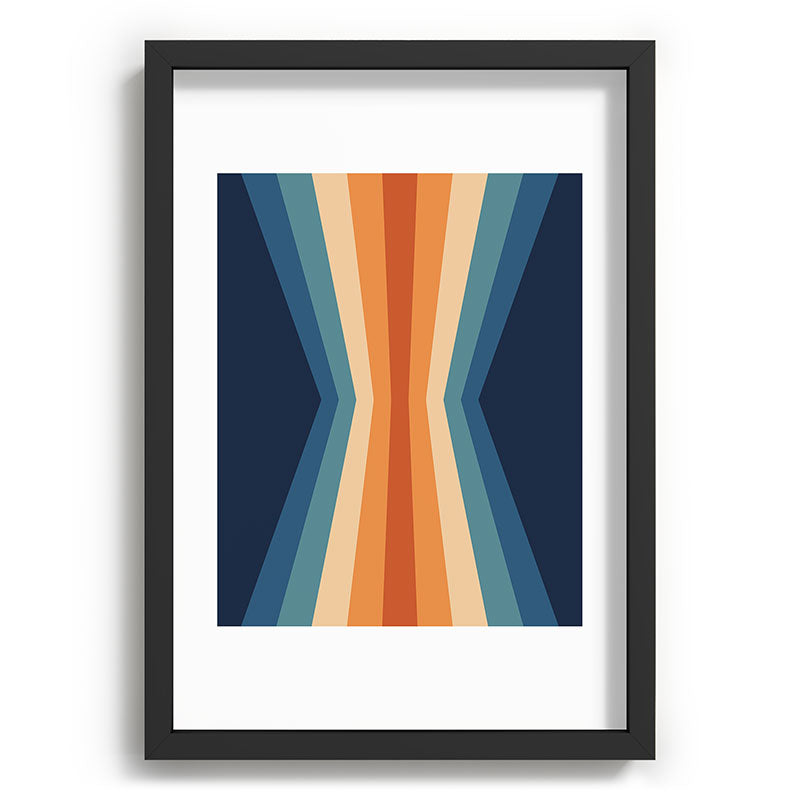 70's Retro Reflection Framed Art Print
