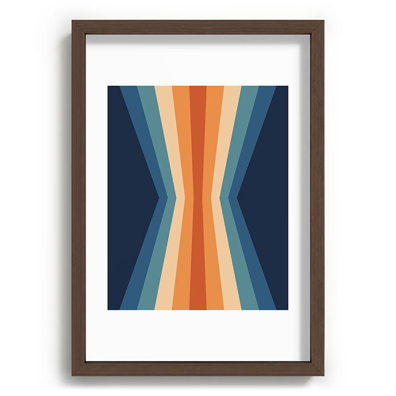 70's Retro Reflection Framed Art Print