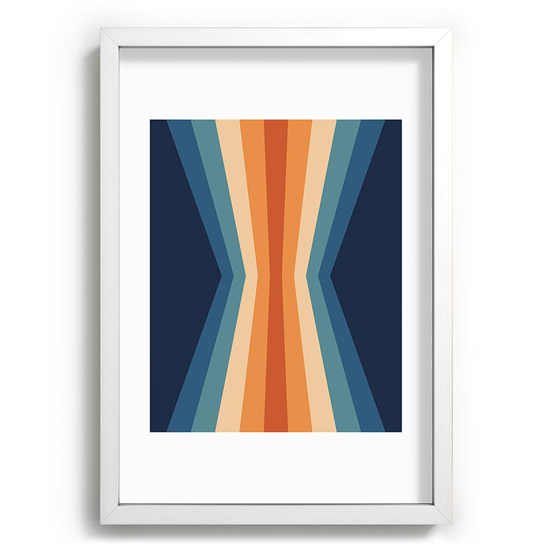 70's Retro Reflection Framed Art Print