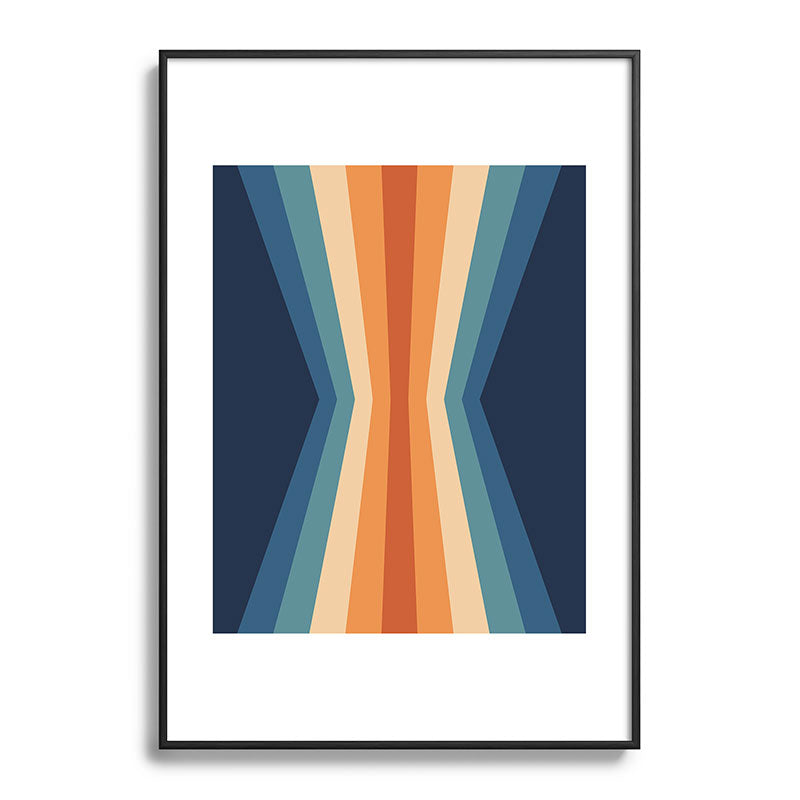 70's Retro Reflection Framed Art Print