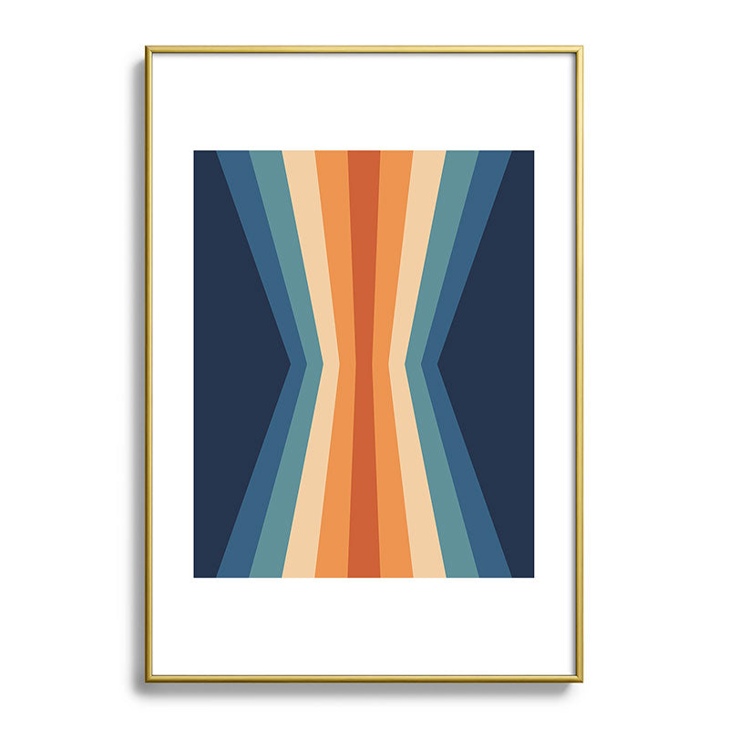 70's Retro Reflection Framed Art Print