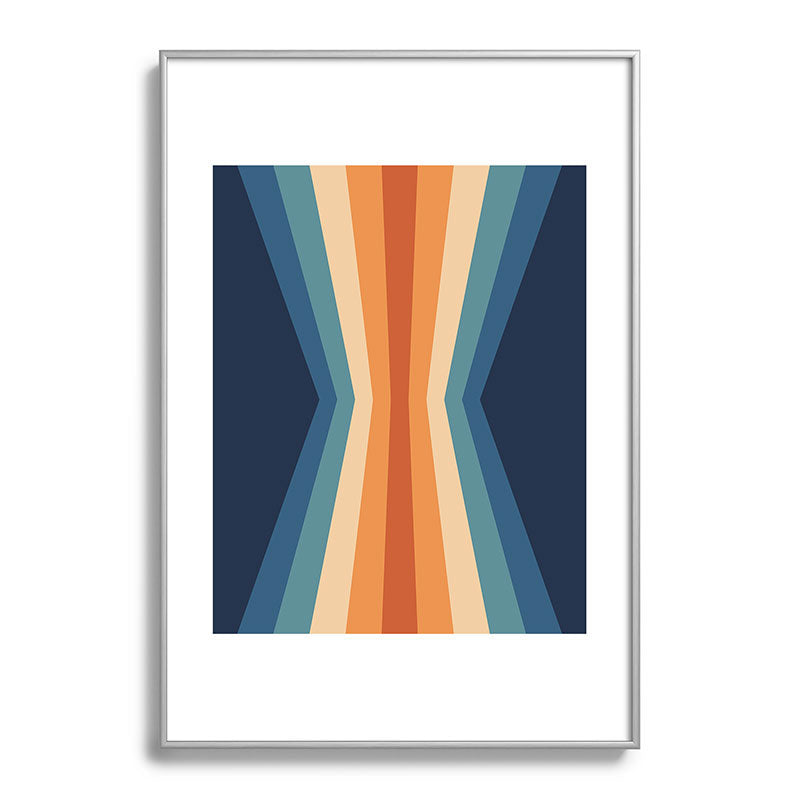 70's Retro Reflection Framed Art Print