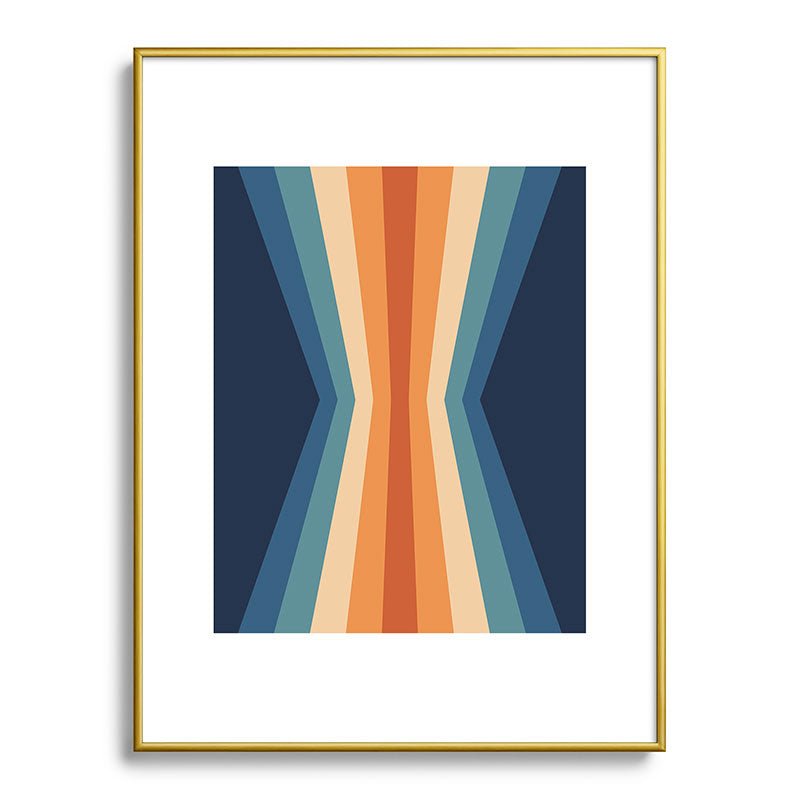 70's Retro Reflection Framed Art Print