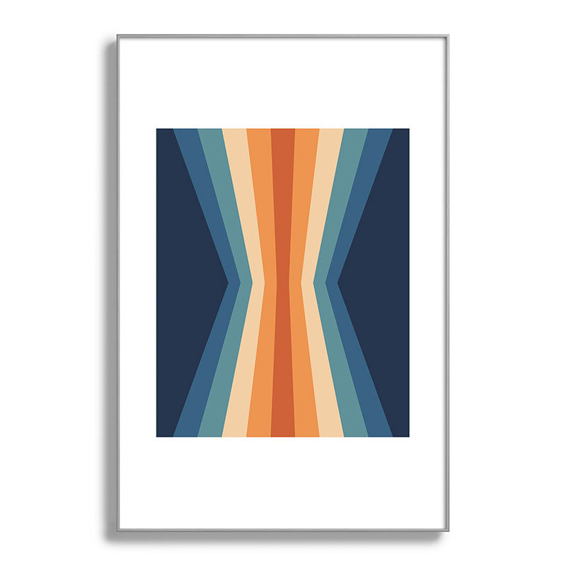 70's Retro Reflection Framed Art Print